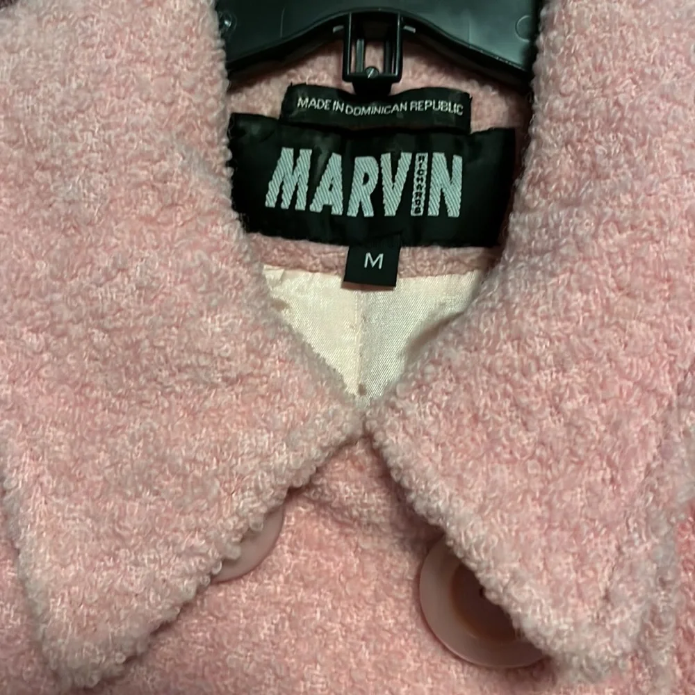 Marvin Richards Pink Pea Coat - Picture 3 of 5